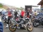 Traffico vicino allo stand