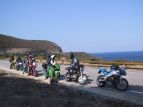 Foto sul lungomare, insieme a noi la Kawa degli amici di Motonline.com