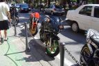 Arenzano, la mia Buell con i cerchi verde kawa.