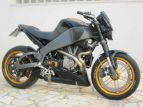 Xb12s di PEPI con uno scarico tutto verniciato nero bstrd e copripignone Freespirits...