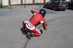 Ghostrider in piega feroce.