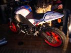 La moto della Numero Uno, personalizzata dallo zio...