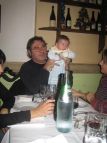 Fabriziaccio con il figlio Giordano, vero lupacchiotto
