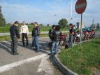 L'incontro  al casello dell'autostrada