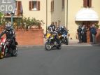 Uscita dall'hotel per raggiungere la cumpa toscana