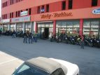 Davanti alla concessionaria di Trento