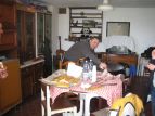 Prima della partenza focaccia e salame offerti da Buellina